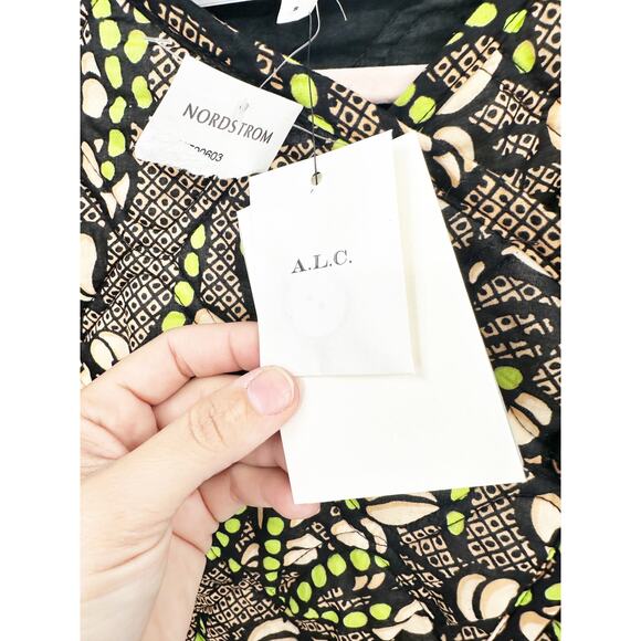 A.L.C. Emory Quilted Jacket Green Kick Multi Size S NEW - Picture 5 of 6